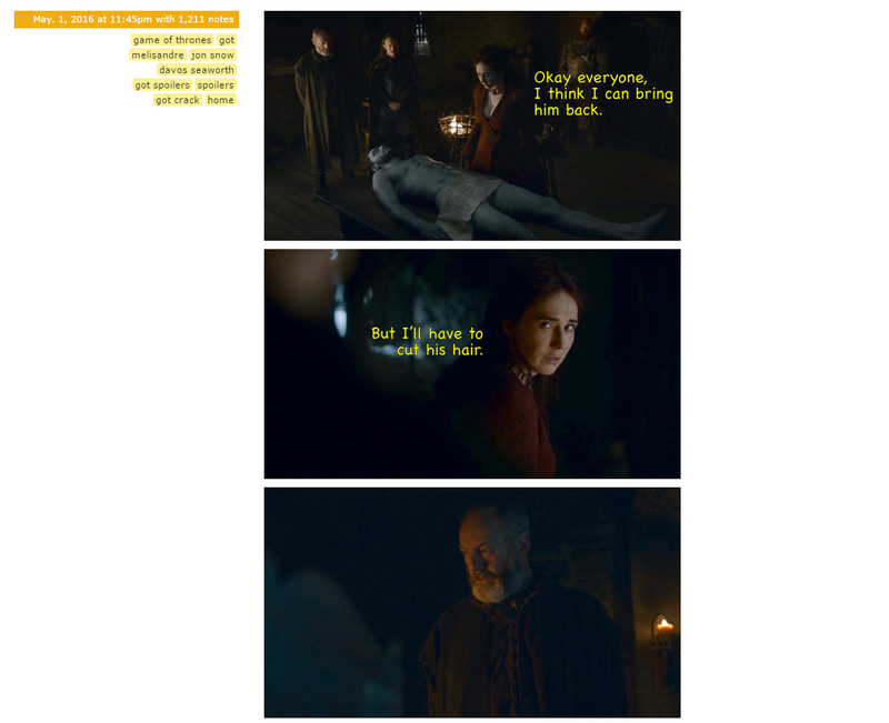 Illustration for article titled The Internet Reacts To Last Night's Bombshell Game of Thrones